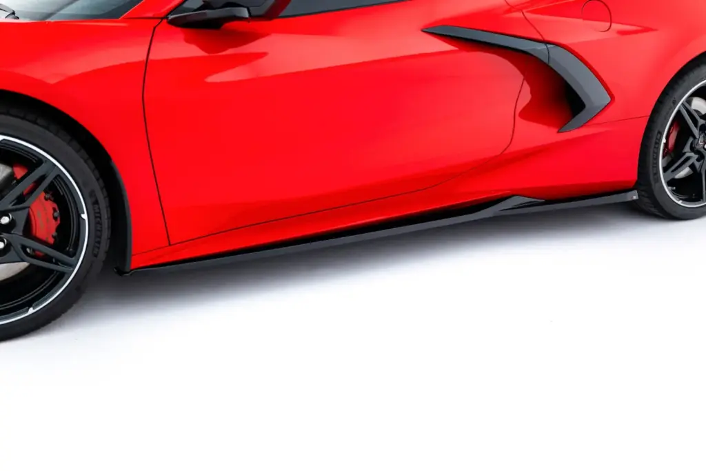 Side Skirts Diffusers compatible with Chevrolet Corvette C8