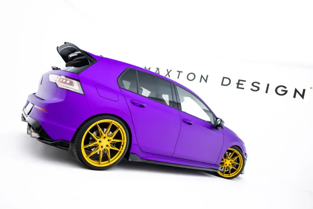 Side Skirts Diffusers V.4 compatible with Volkswagen Golf R Hatchback Mk8 / Mk8 Facelift
