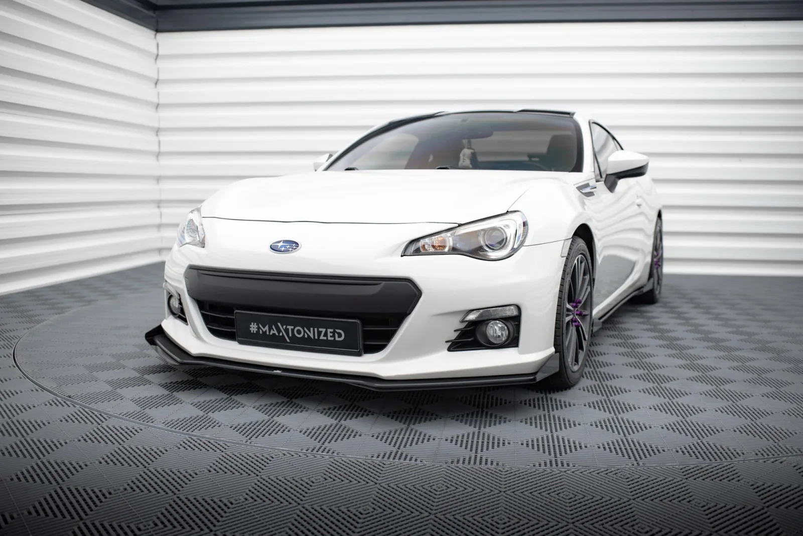 Front Splitter Street Pro + Flaps compatible with Subaru BRZ Mk1