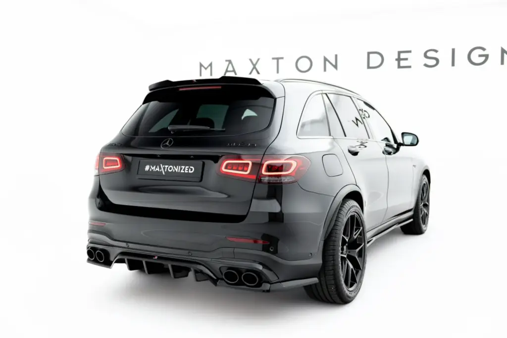 Rear Splitter (With Diffuser) compatible with Mercedes-AMG GLC 43 SUV X253 Facelift