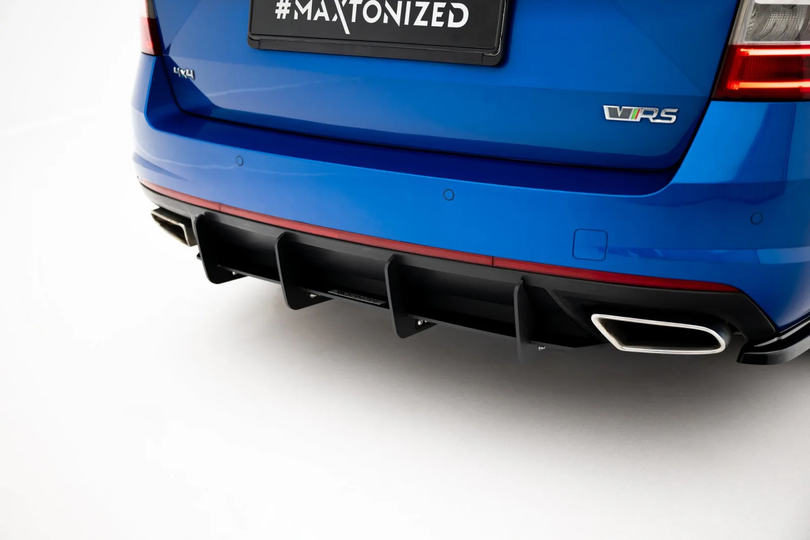 Rear Diffuser compatible with Skoda Octavia RS Mk3 / Mk3 FL Hatchback / Kombi