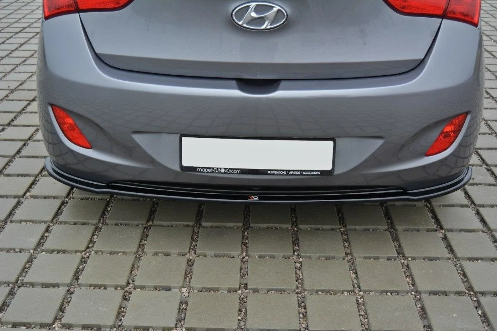 Rear Splitter compatible with Hyundai i30 mk.2