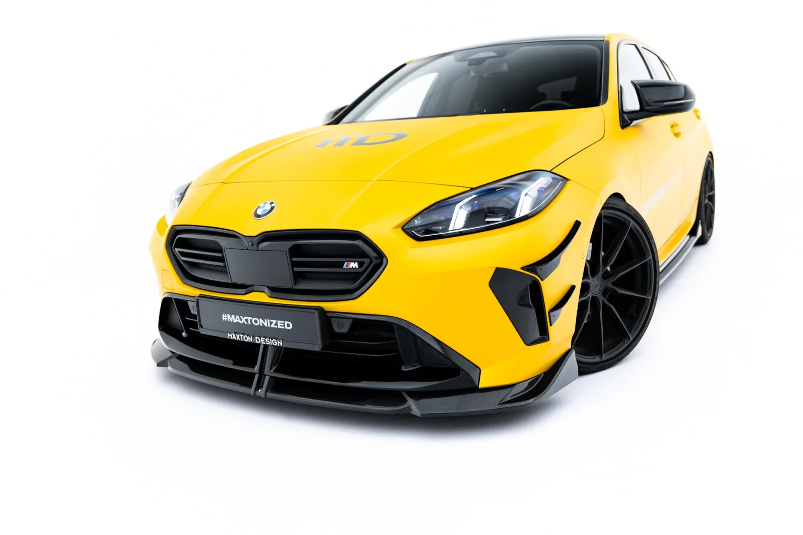 Prepreg Carbon Front Splitter compatible with BMW M135i / 1 M-Pack F70