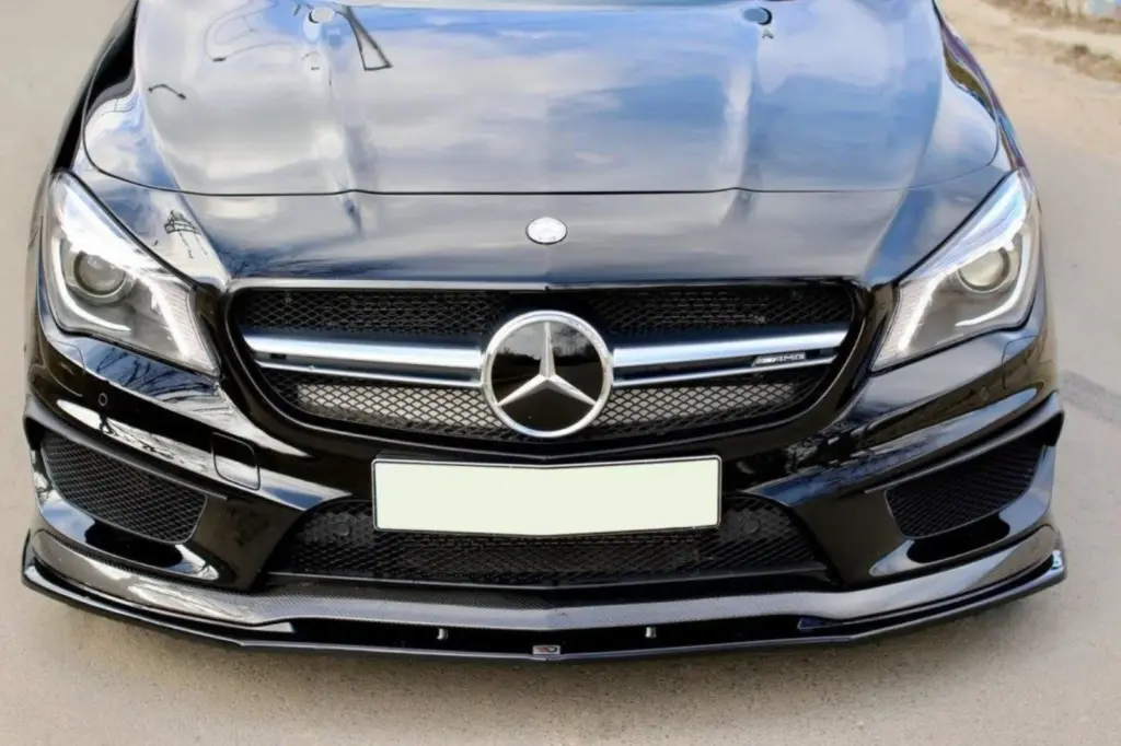 Front Splitter compatible with Mercedes CLA 45 AMG C117 Pre-Facelift V.2