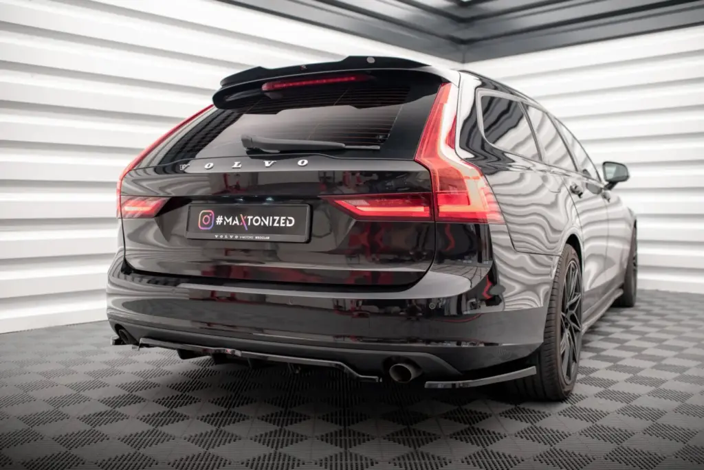 Rear Splitter (With Diffuser) V.2 compatible with Volvo V90 Mk2
