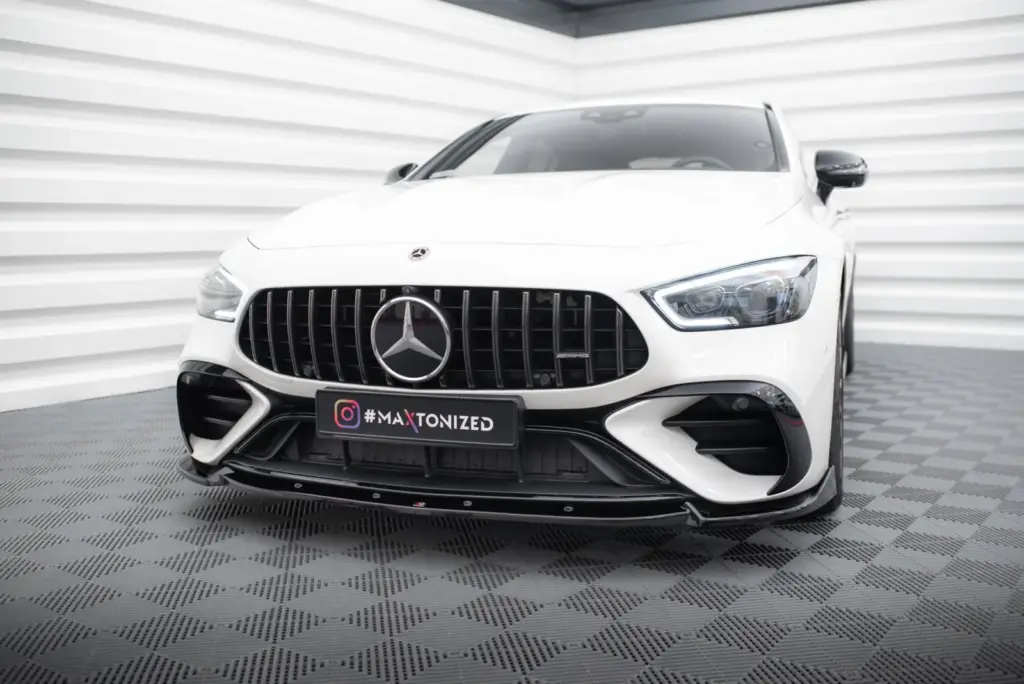 Front Splitter V.2 compatible with Mercedes-AMG GT 43 4 Door Coupe V8 Styling Package X290