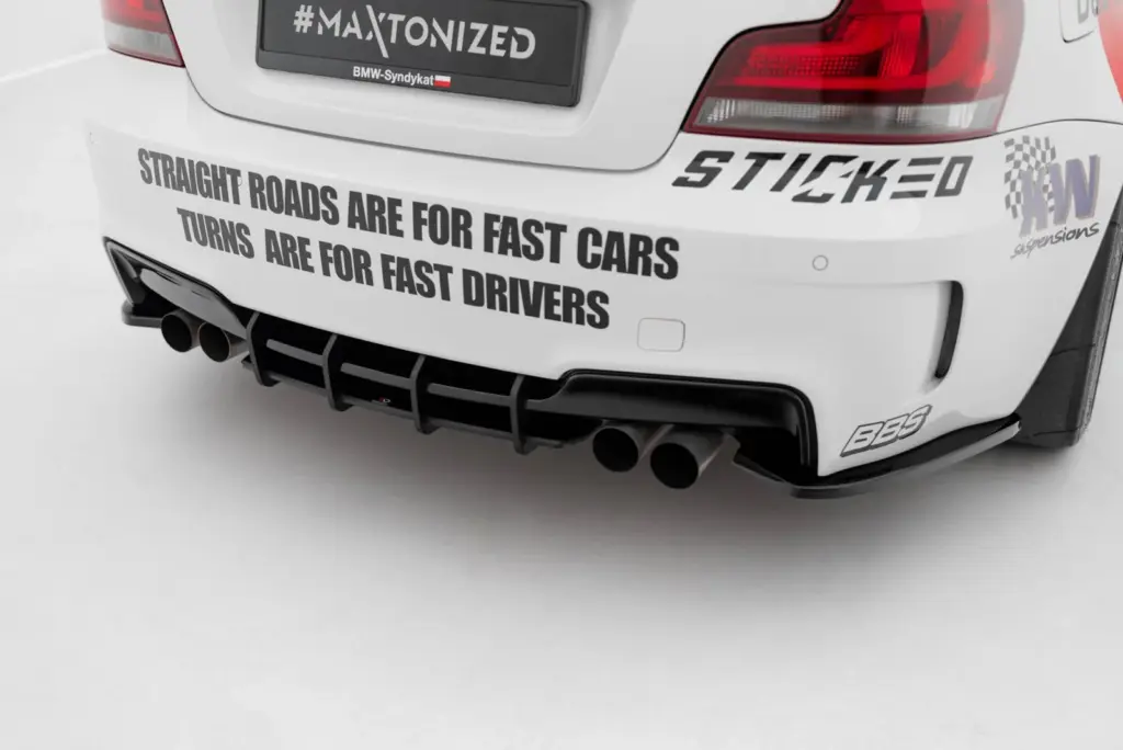 Rear Diffuser Street Pro compatible with BMW 1 M Coupe E82