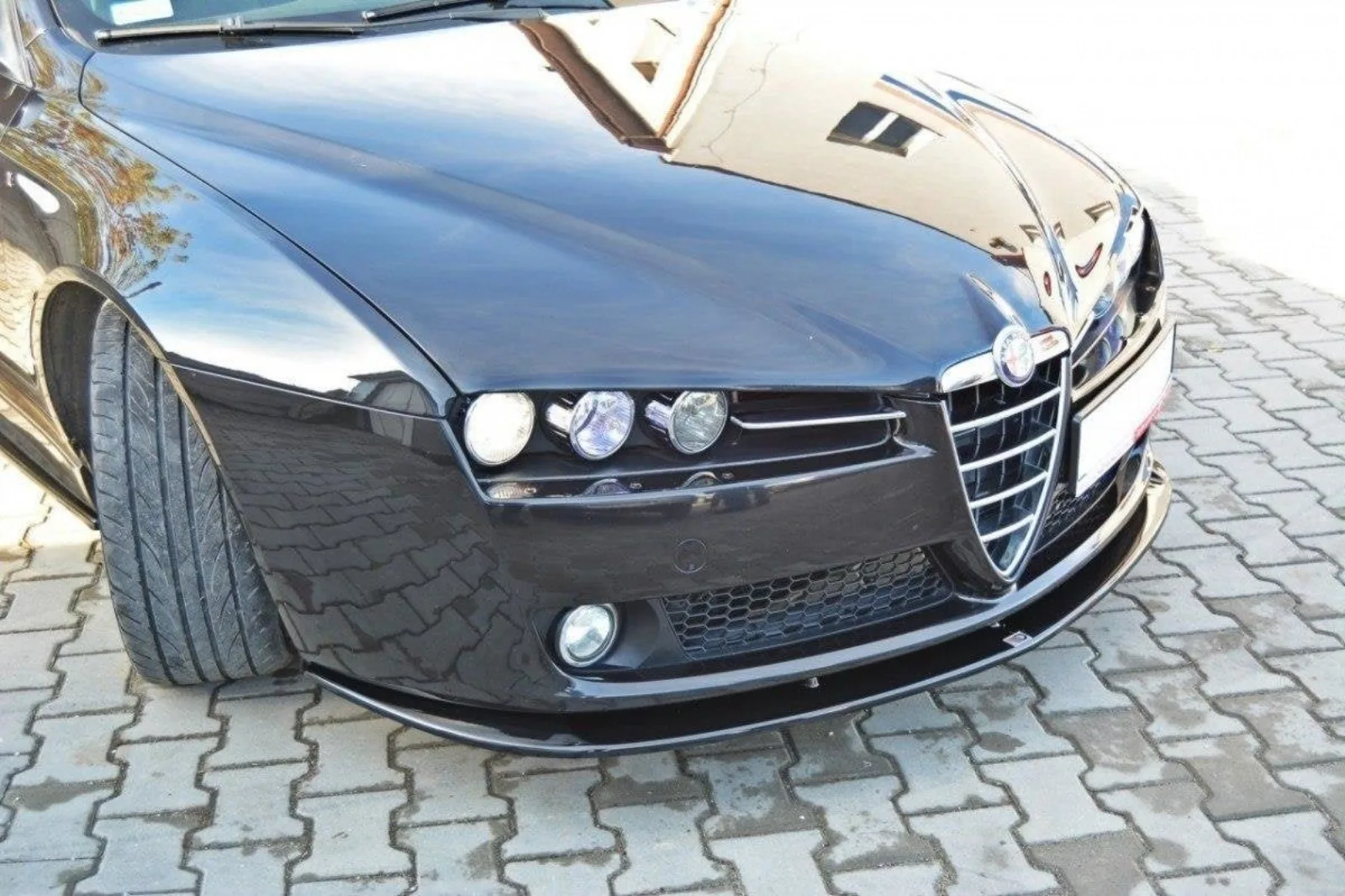 Front Splitter compatible with Alfa Romeo 159 V.2