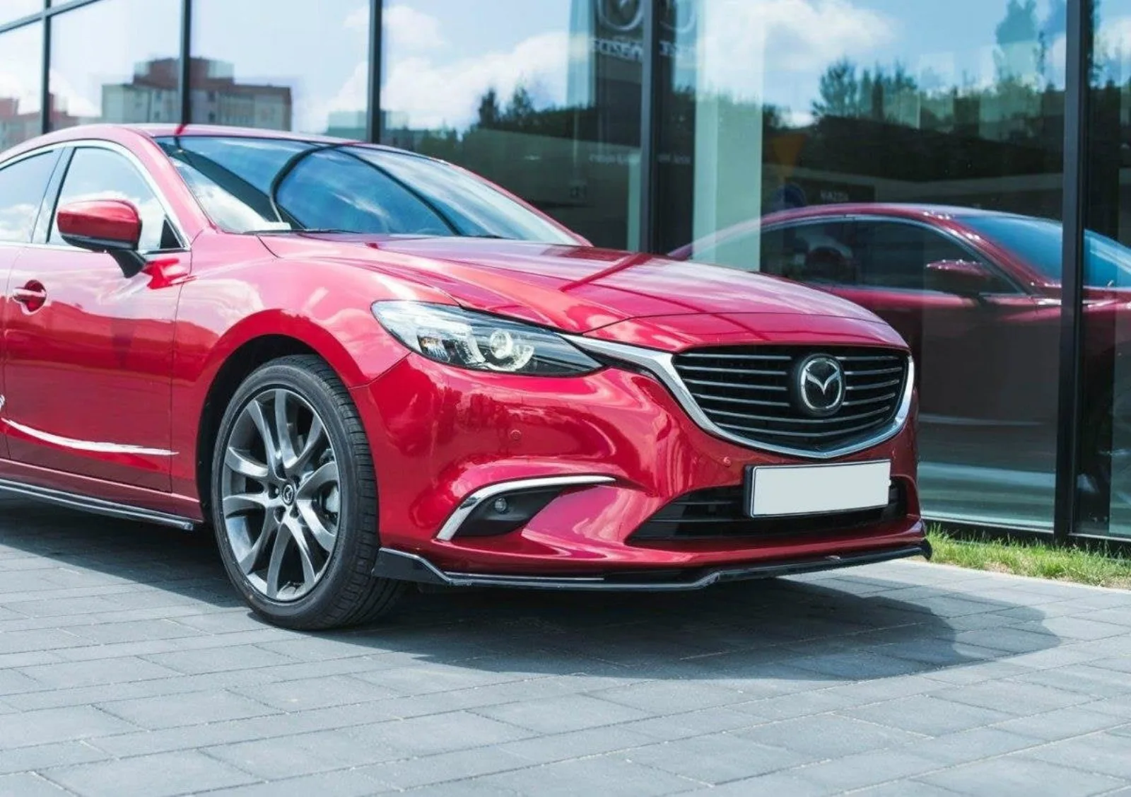 Front Splitter V.2 compatible with Mazda 6 GJ (Mk3) Facelift