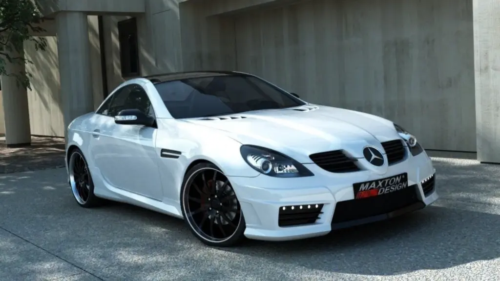 Side Skirts Diffusers compatible with MERCEDES SLK R171 (SLK R172 AMG LOOK) ABS PLASTIC