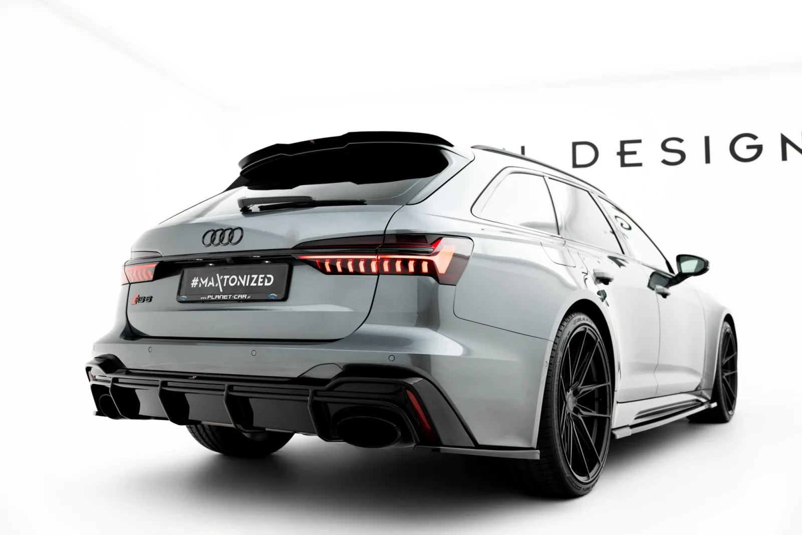 Rear Valance compatible with Audi RS6 C8 / C8 Facelift (Version with tow hook)