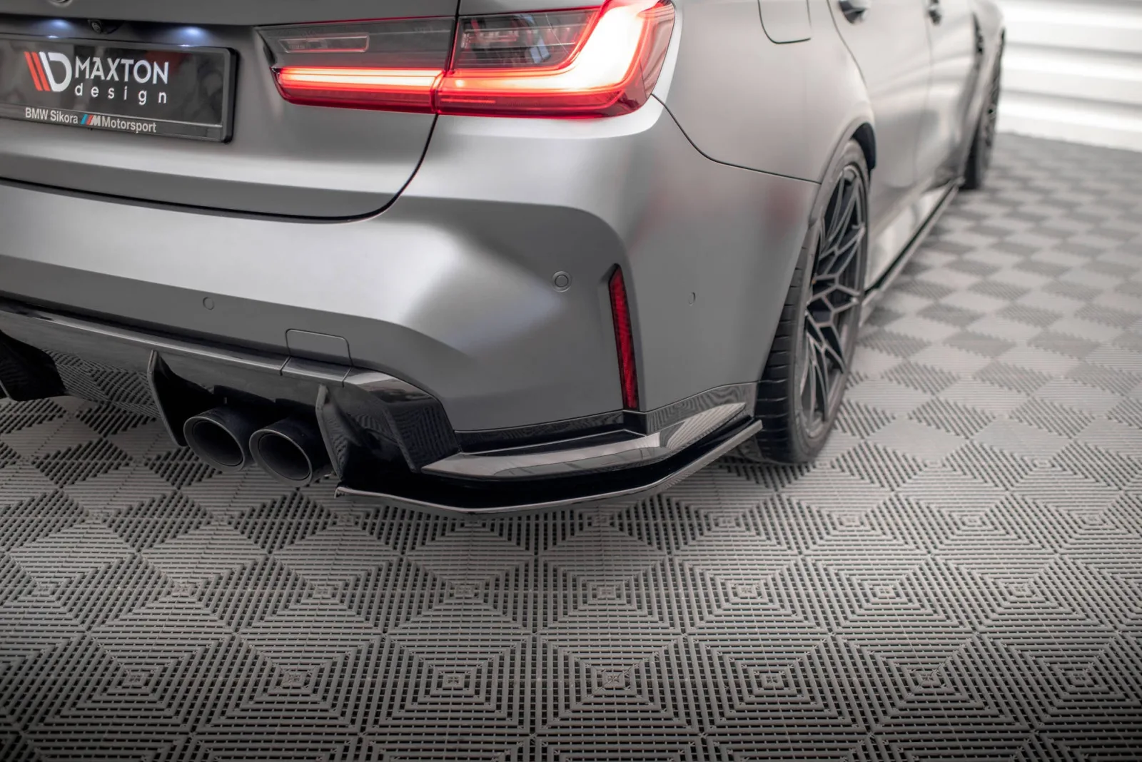 Rear Side Splitters V.2 compatible with BMW M3 Sedan / Touring G80 / G81