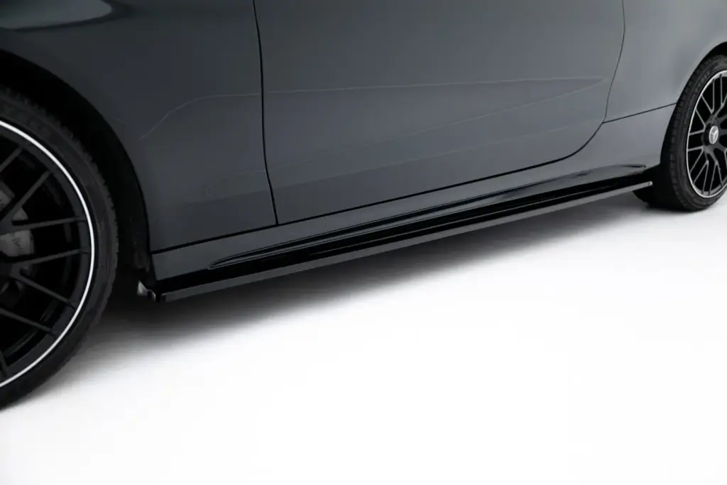 Side Skirts Diffusers compatible with Mercedes-Benz C Coupe AMG-Line C205