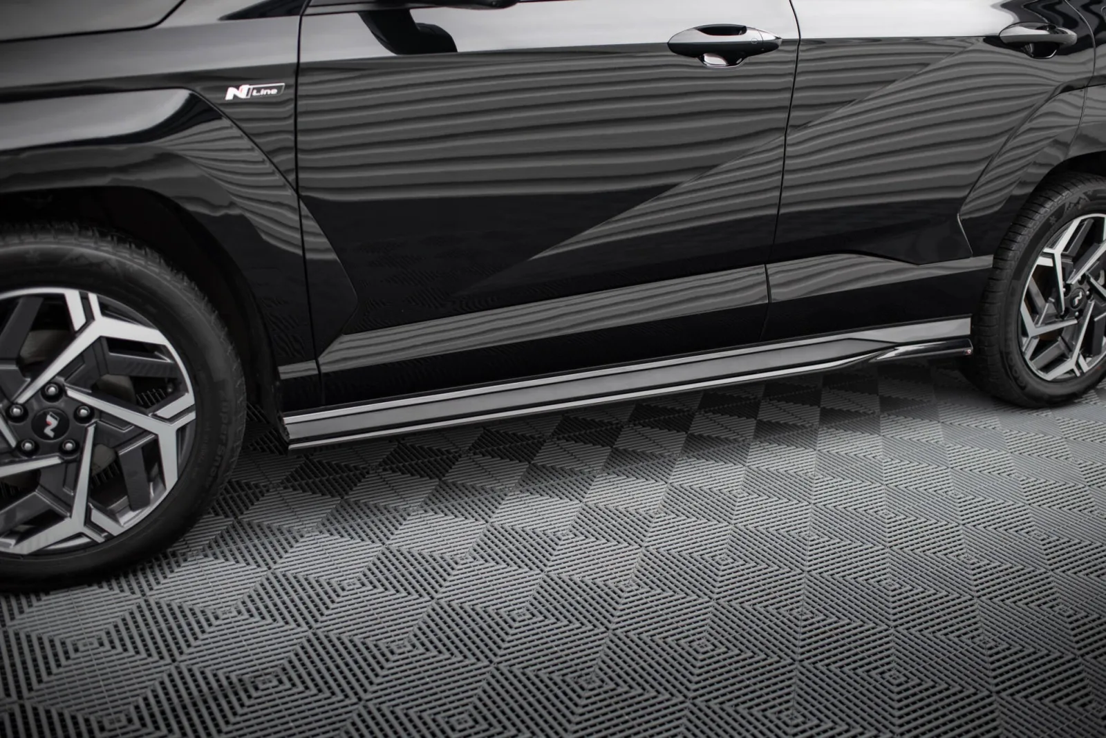 Side Skirts Diffusers compatible with Hyundai Kona N-line Mk2