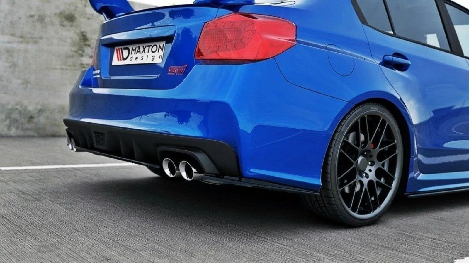 Rear Side Splitters V.1 compatible with Subaru Impreza WRX STI Mk4 / Mk4 Facelift