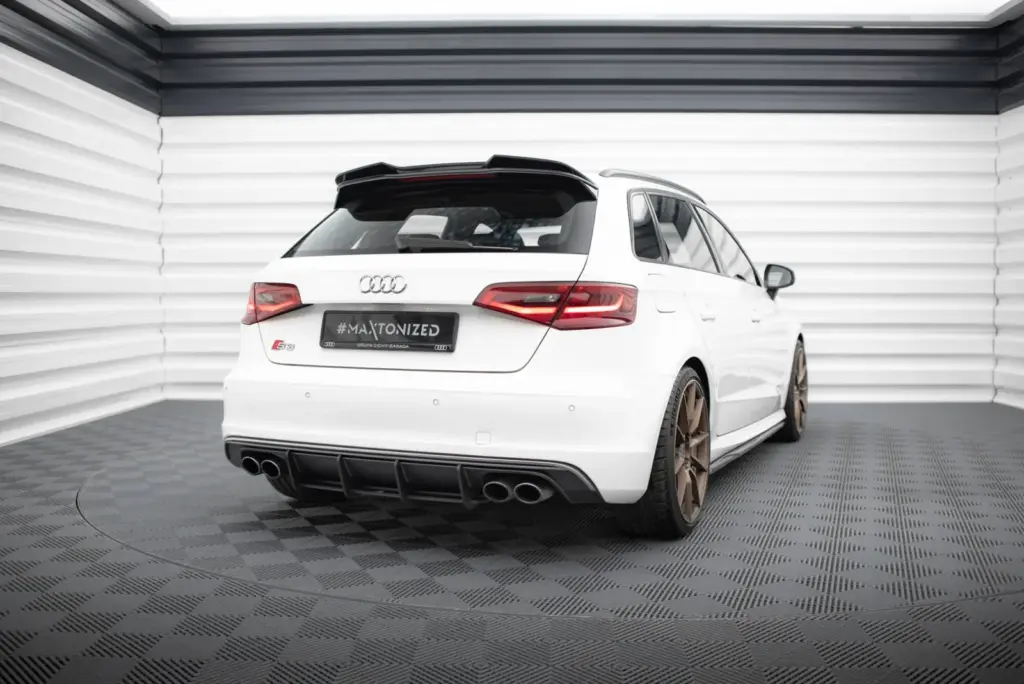 Rear Diffuser Street Pro compatible with Audi S3 Sportback / Hatchback 8V