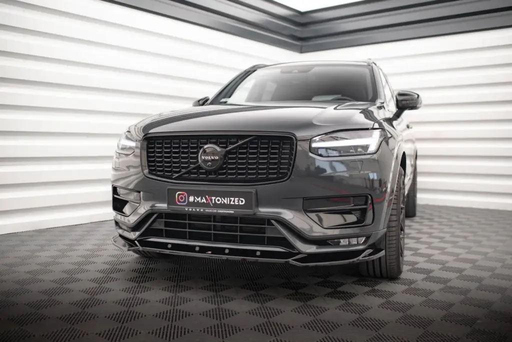 Front Splitter V.1 compatible with Volvo XC90 R-Design Mk2 Facelift