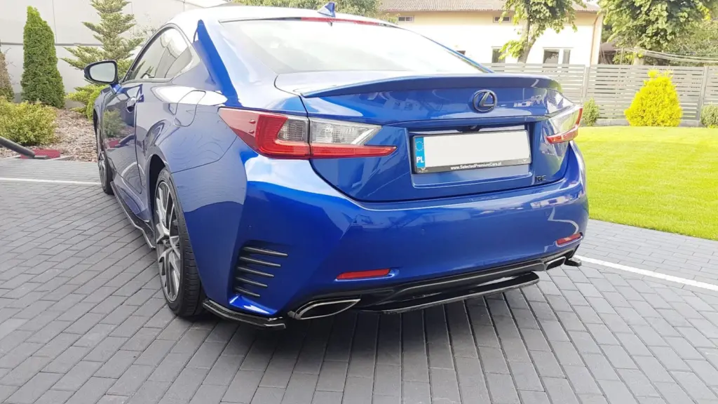 Rear Splitter compatible with Lexus Rc Mk1