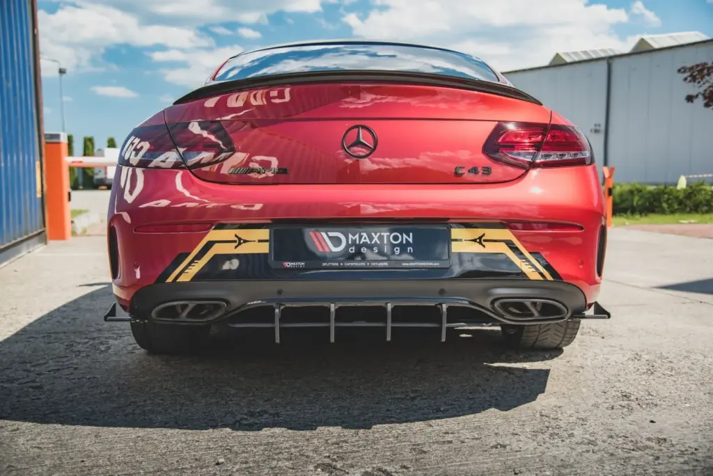 Rear Diffuser Street Pro compatible with Mercedes-AMG C43 Coupe C205