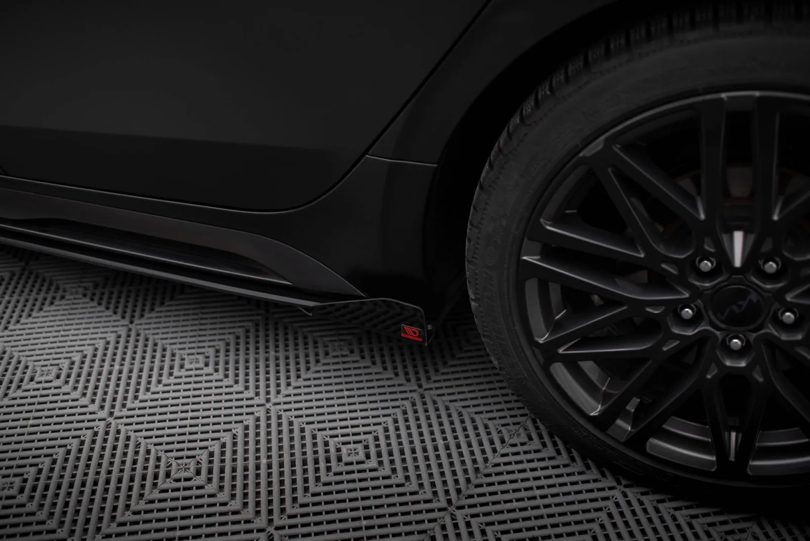 Side Flaps compatible with Kia Proceed GT / GT-Line Mk1 Facelift / Ceed GT Mk3 Facelift