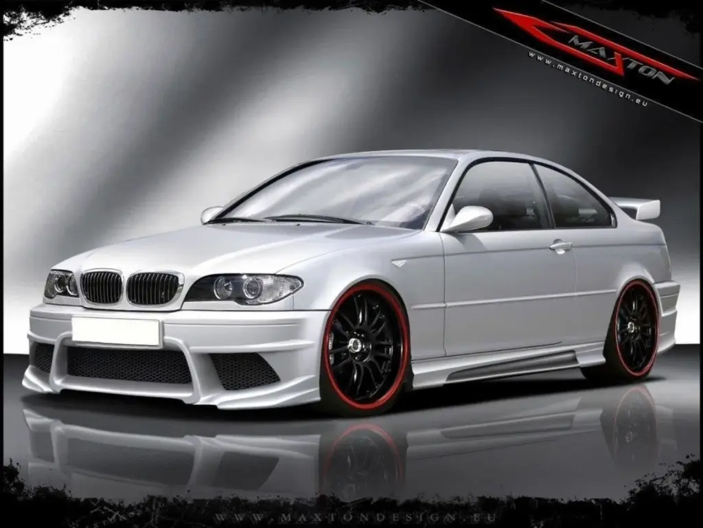 Side Skirts Diffusers compatible with BMW 3 E46 Coupe &amp; Cabrio