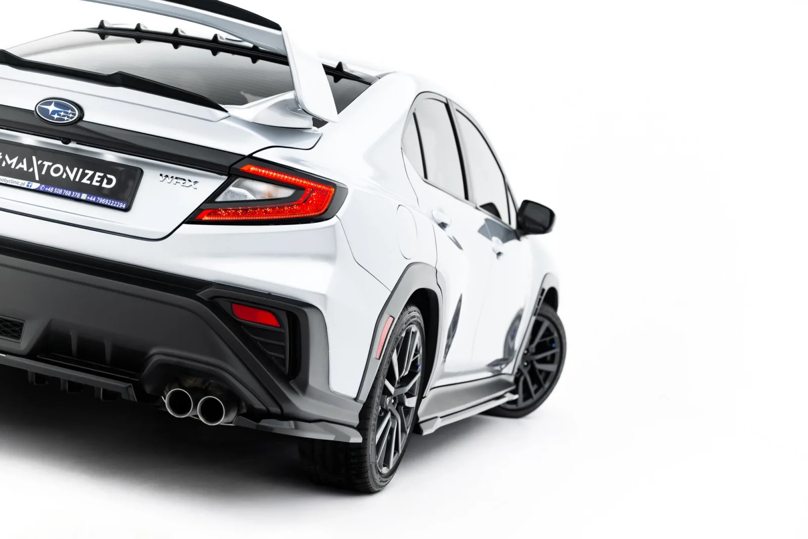 Rear Side Splitters compatible with Subaru WRX STI Mk2