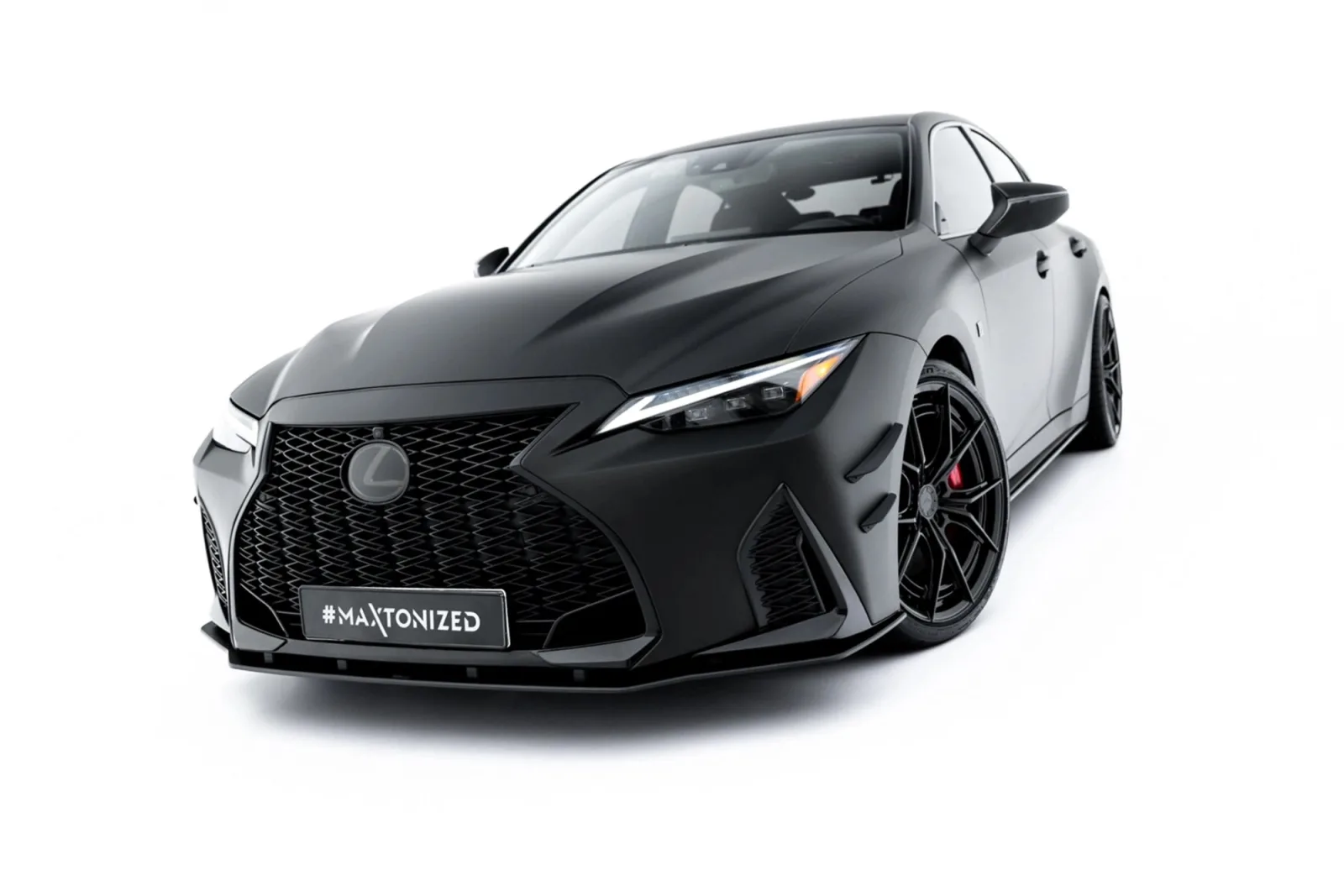 Front Splitter Street Pro compatible with Lexus IS 500 Mk3 Facelift 2 (XE30)