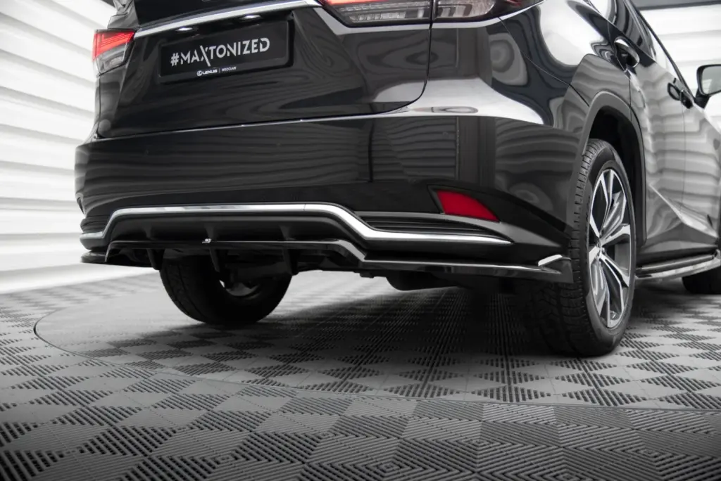 Rear Splitter (With Diffuser) compatible with Lexus RX Mk4 Facelift