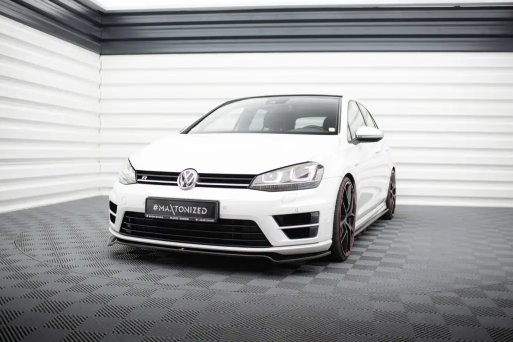 Front Splitter V.2 compatible with Volkswagen Golf R / R-Line Mk7