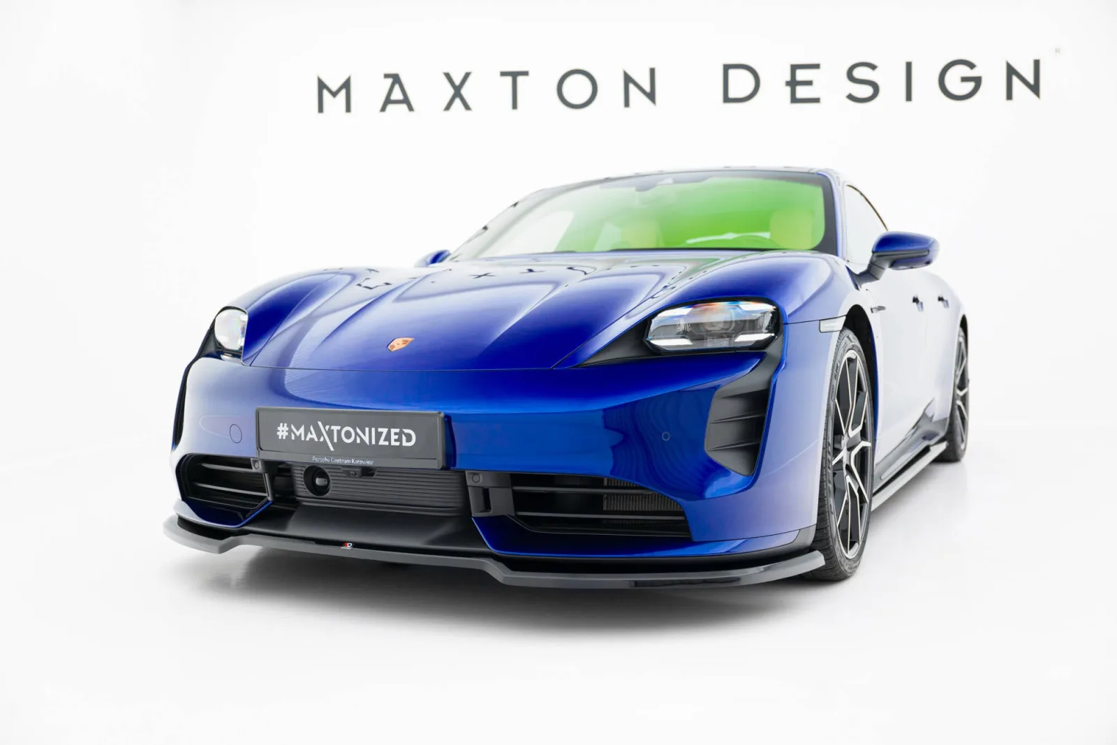 Front Splitter compatible with Porsche Taycan Turbo S Mk1