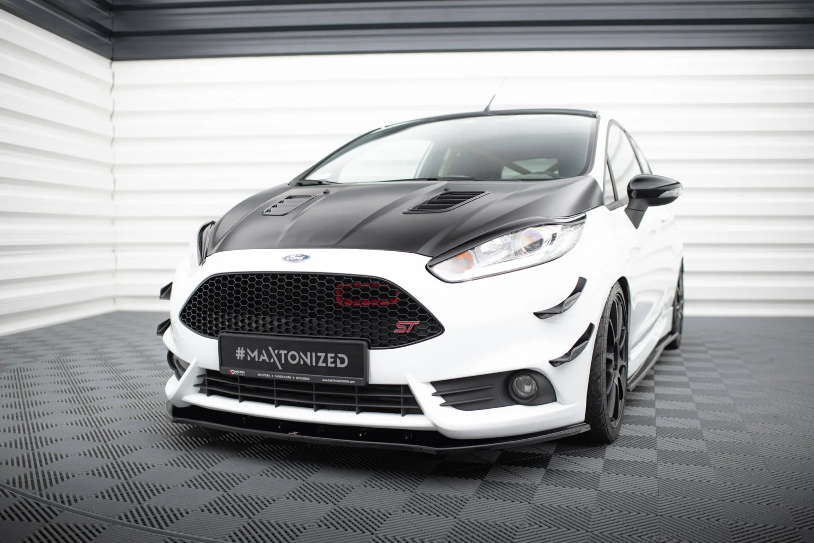 Front Splitter V.1 compatible with Ford Fiesta ST Mk7 FL