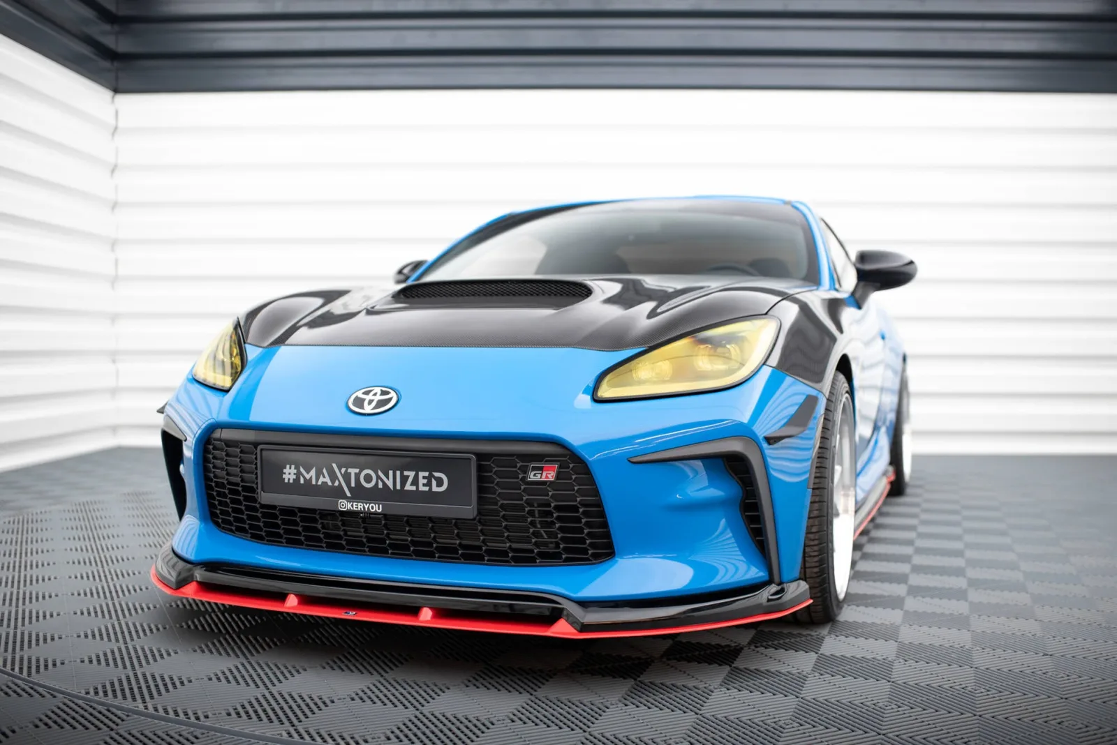 Front Splitter V.2 compatible with Toyota GR86 Mk1