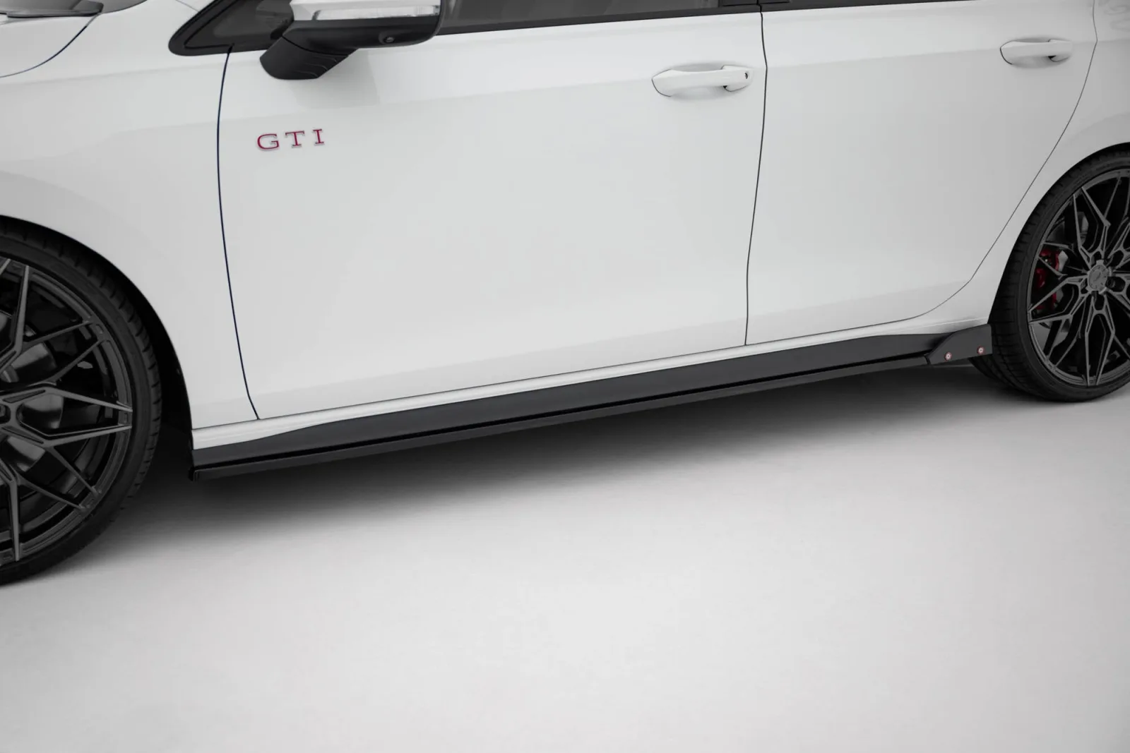 Side Skirts Diffusers V.2 + Flaps compatible with Volkswagen Golf GTI / GTE / GTI Clubsport / GTD / R-Line Mk8
