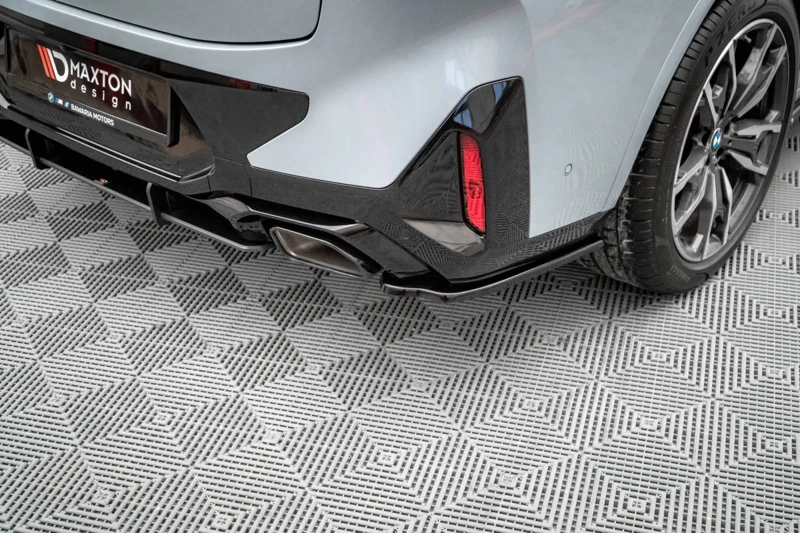 Rear Side Splitters compatible with BMW X4 M-Pack G02 Facelift