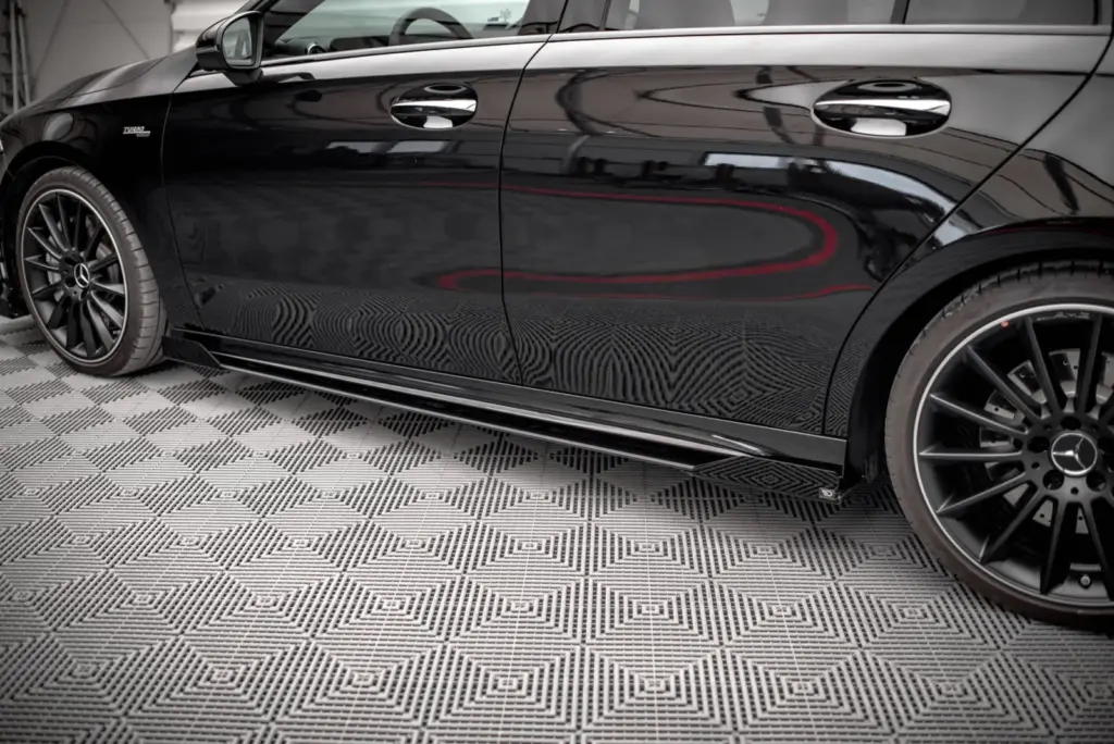 Side Flaps compatible with Mercedes A35 AMG / AMG-Line Aero Pack W177