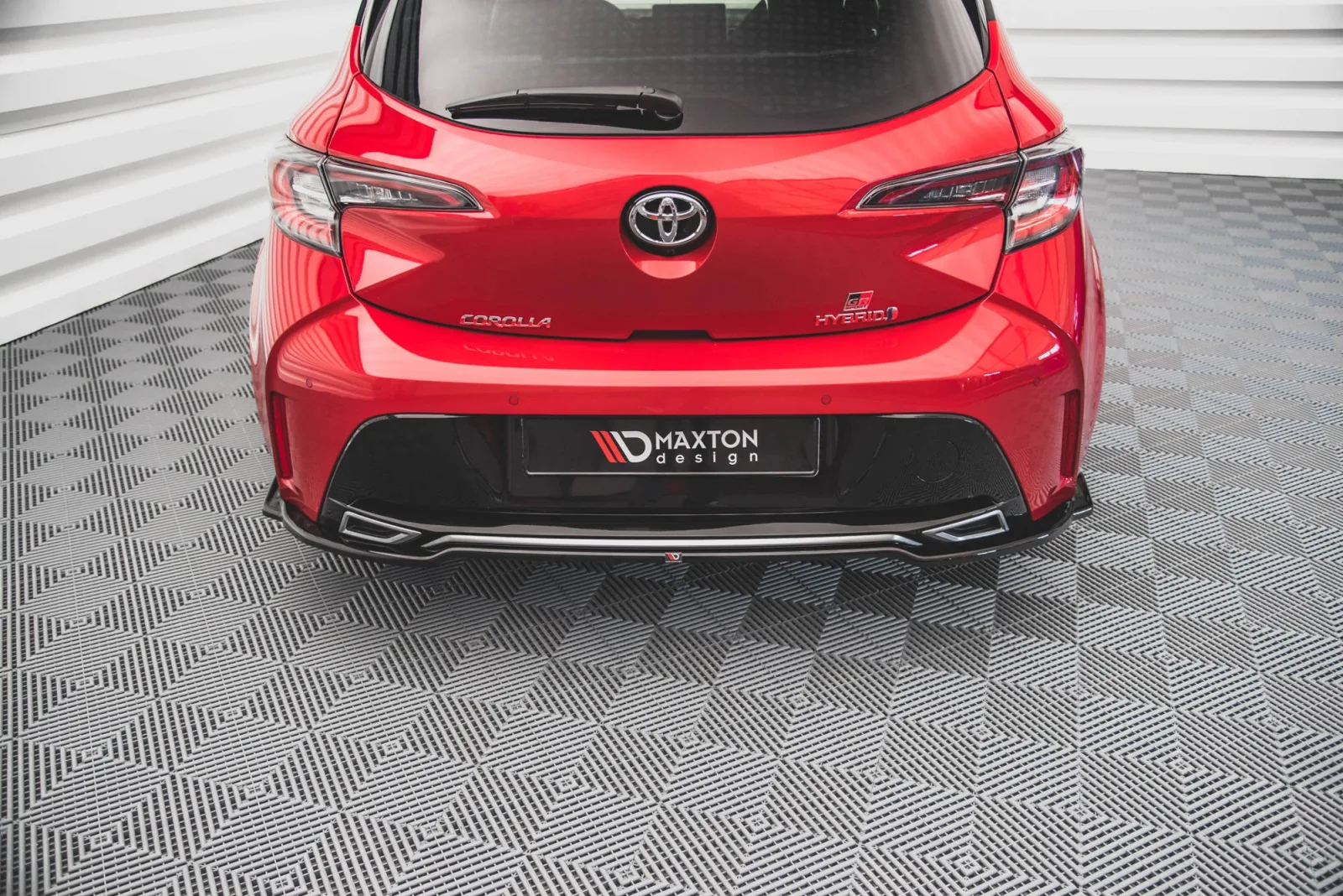 Rear Splitter compatible with Toyota Corolla GR Sport Hatchback XII