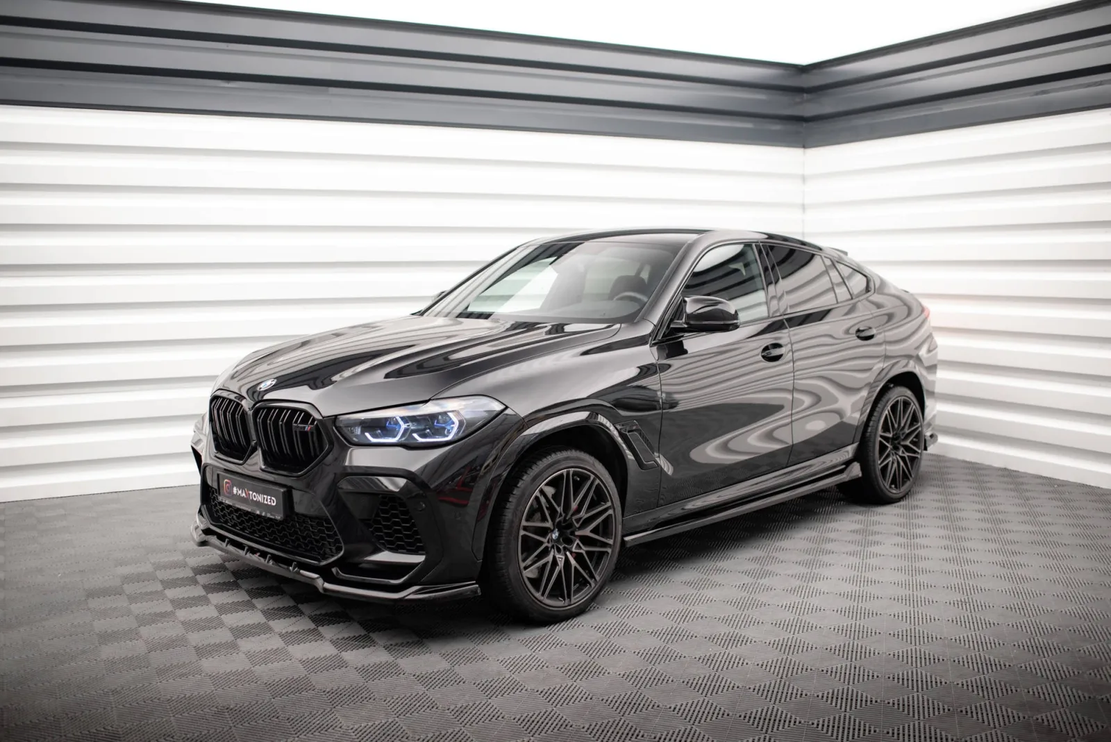 Side Skirts Diffusers V.2 compatible with BMW X6 M F96 / X6 M-Pack G06