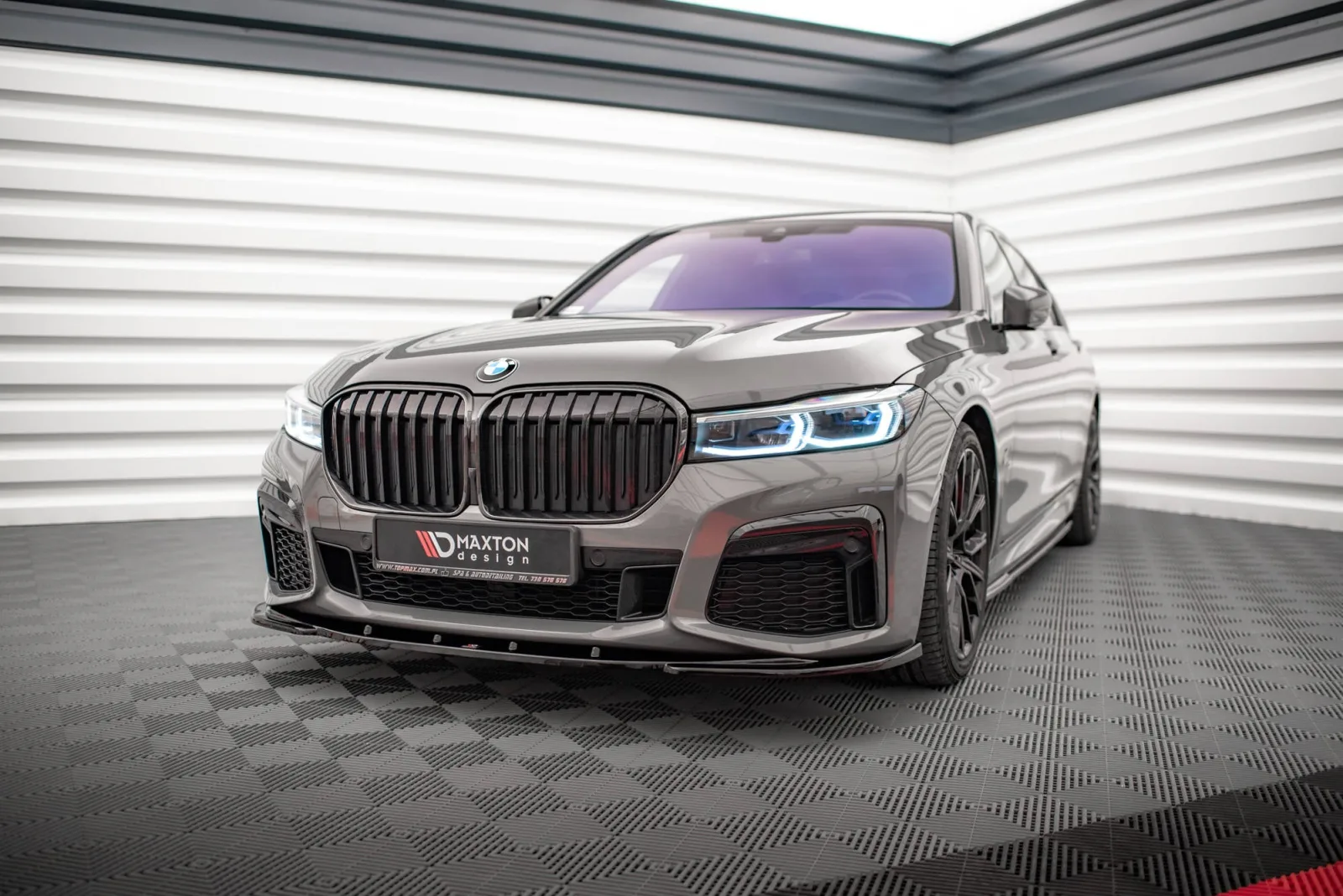 Front Splitter V.1 compatible with BMW 7 M-Pack G11 / G12 Facelift