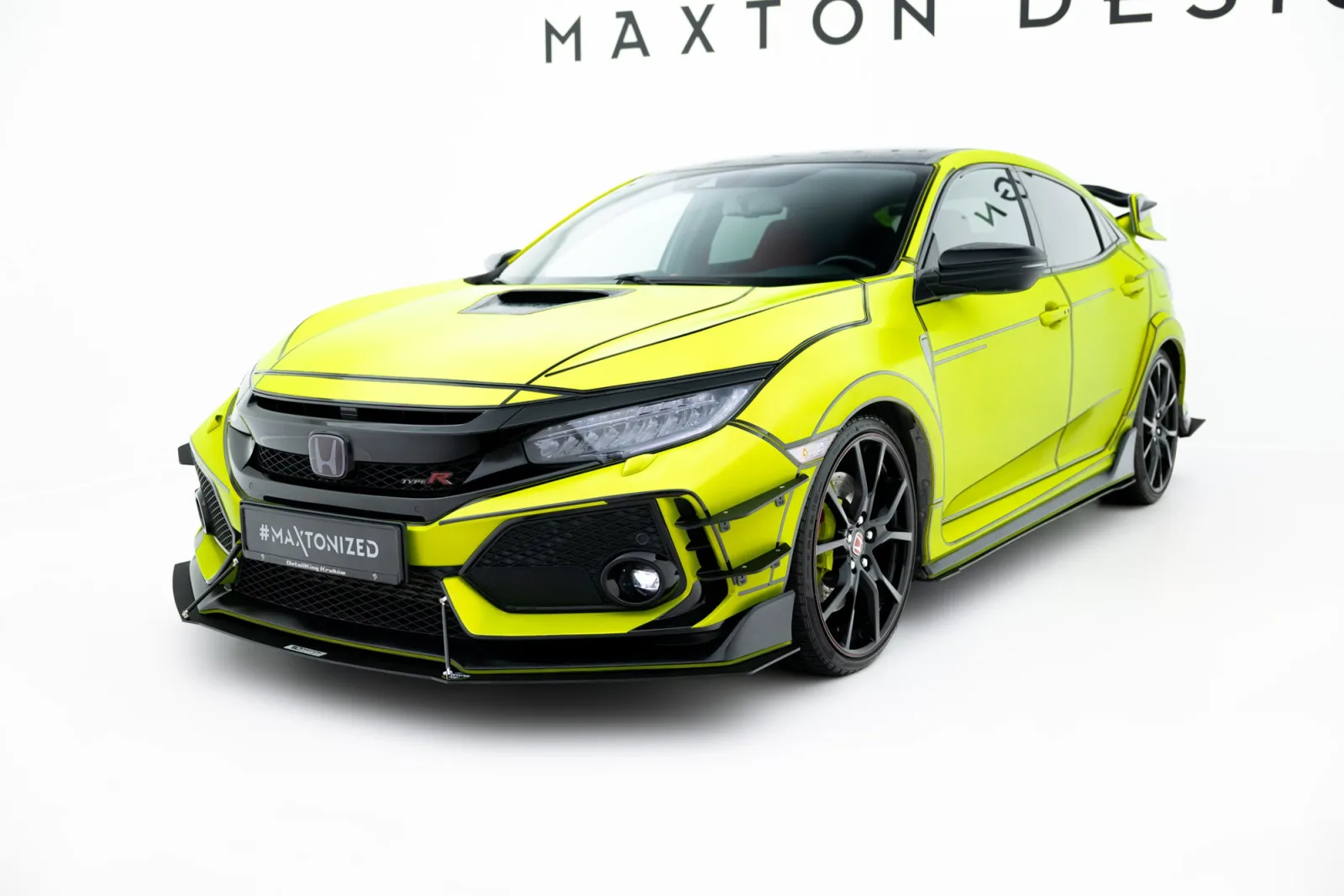 Front Splitter Racing V.1 compatible with Honda Civic Type-R Mk10 / Mk10 Facelift