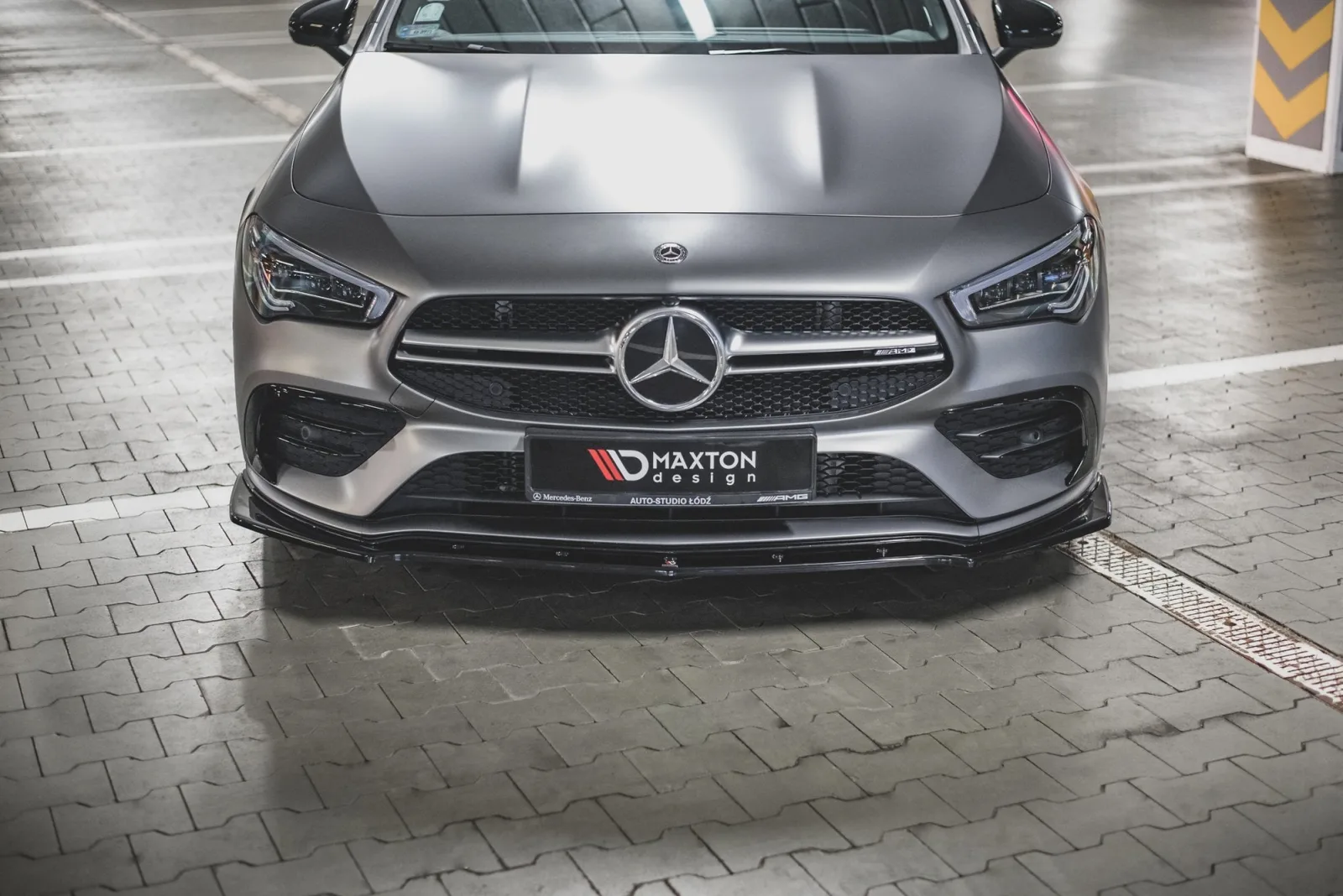 Front Splitter V.2 compatible with Mercedes-AMG CLA 35 Aero C118