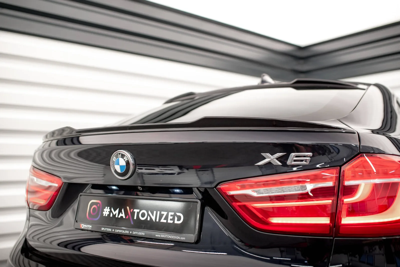 Spoiler Cap 3D V.1 compatible with BMW X6 F16 M-Pack / X6 M F86