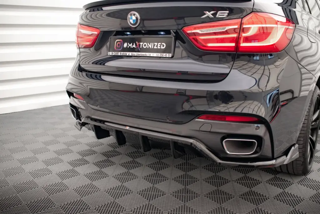 Rear Splitter (With Diffuser) compatible with BMW X6 M-Pack F16