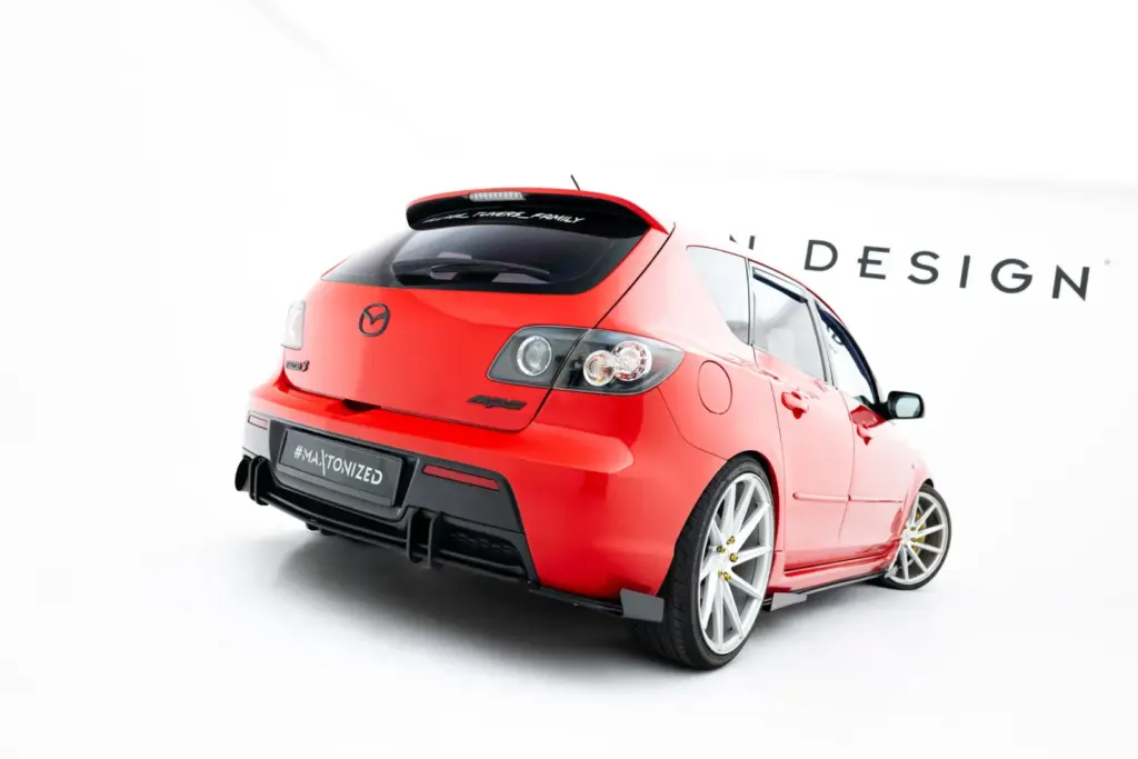 Rear Diffuser Street Pro compatible with Mazda 3 MPS Mk1 Version EU