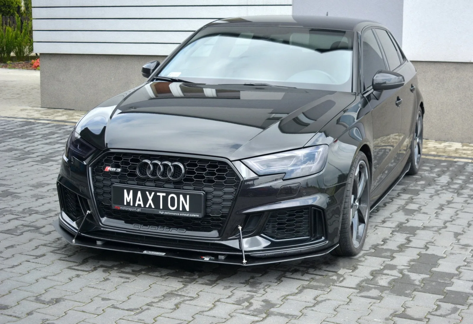 Front Splitter Racing V.1 compatible with Audi RS3 Sportback 8V Facelift