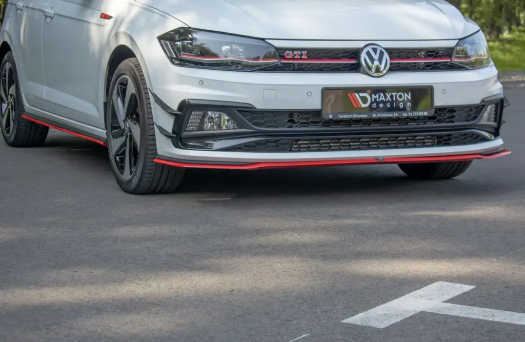 Front Splitter V.2 compatible with Volkswagen Polo GTI / R-line Mk6