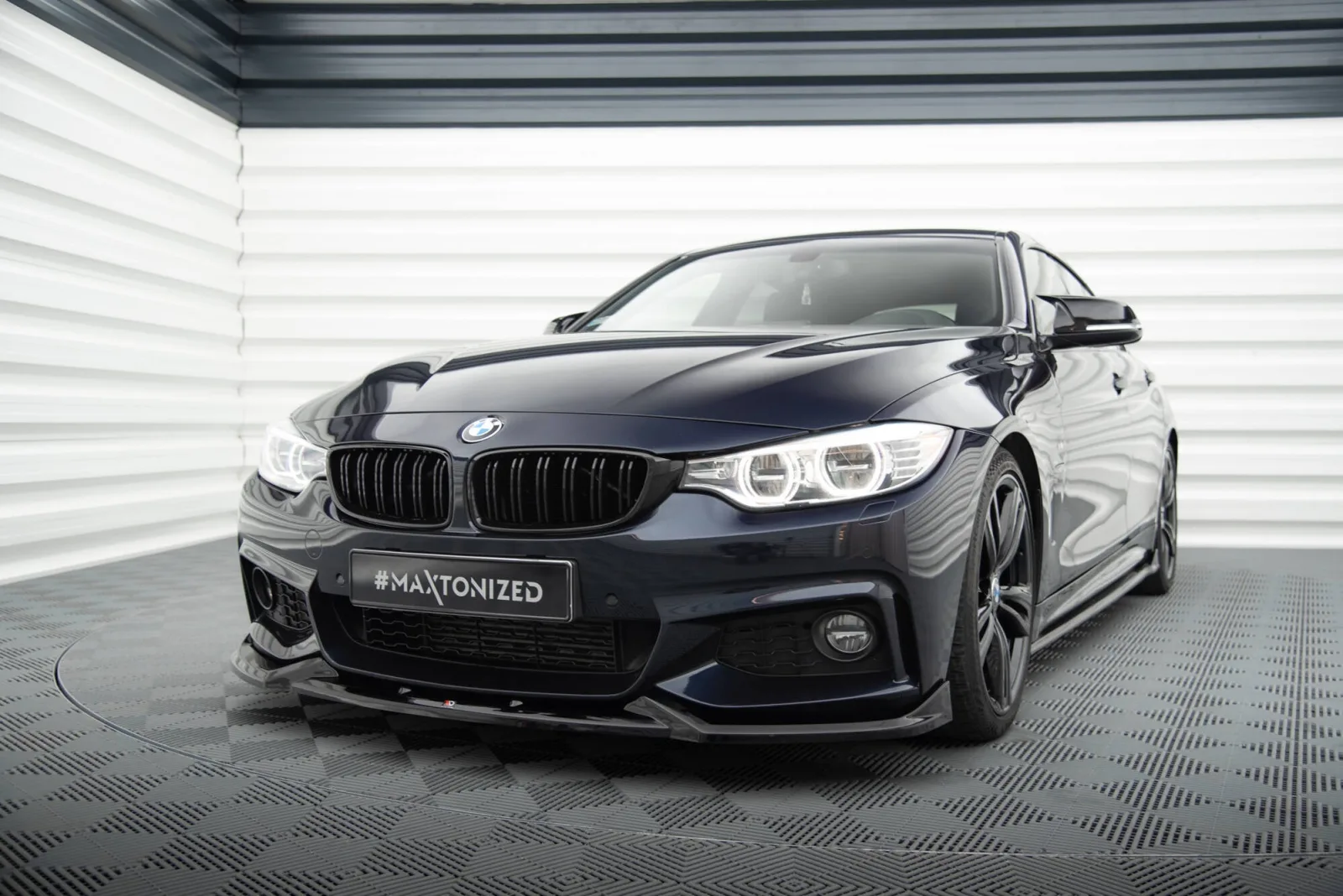 Front Splitter V.5 compatible with BMW 4 Coupe / Gran Coupe / Cabrio M-Pack F32 / F36 / F33