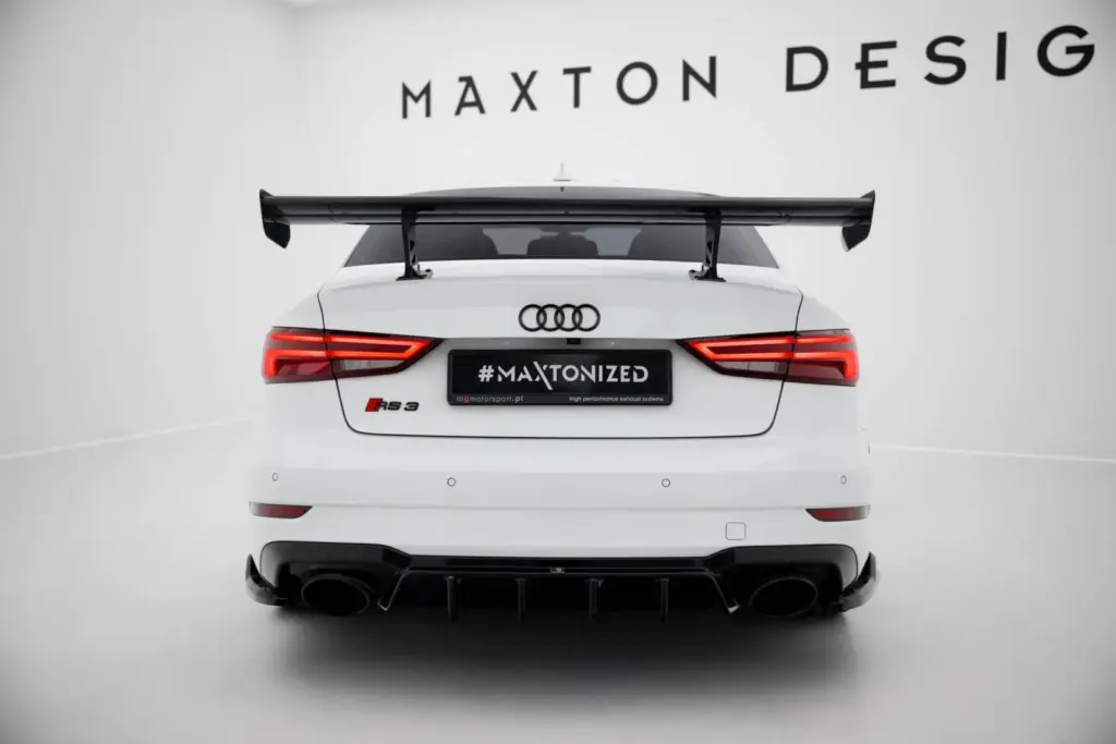 Carbon Spoiler With Internal Brackets compatible with Audi A3 / A3 S-Line / S3 / RS3 Sedan 8V / 8V Facelift