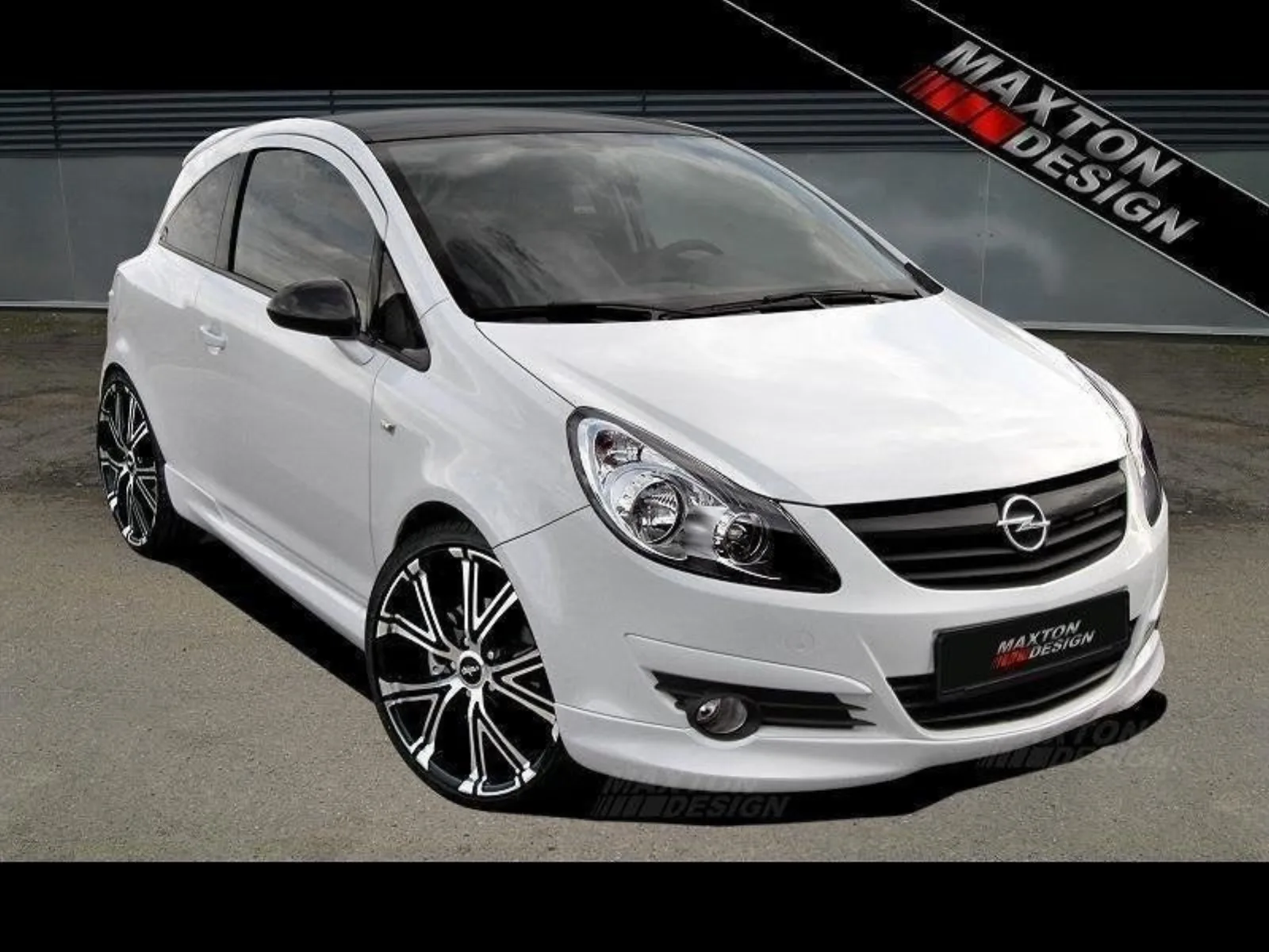 Spoiler Bumper Front compatible with Opel Corsa D Pre-Facelift