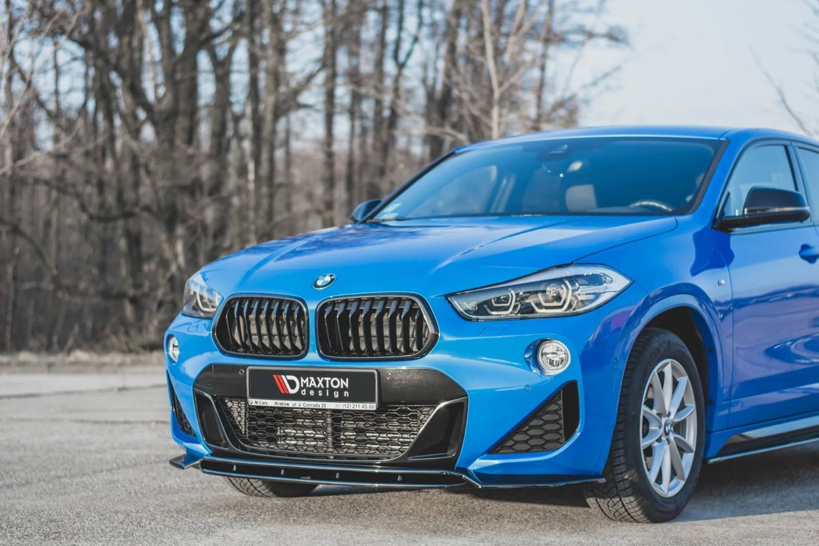 Front Splitter compatible with BMW X2 F39 M-Pack