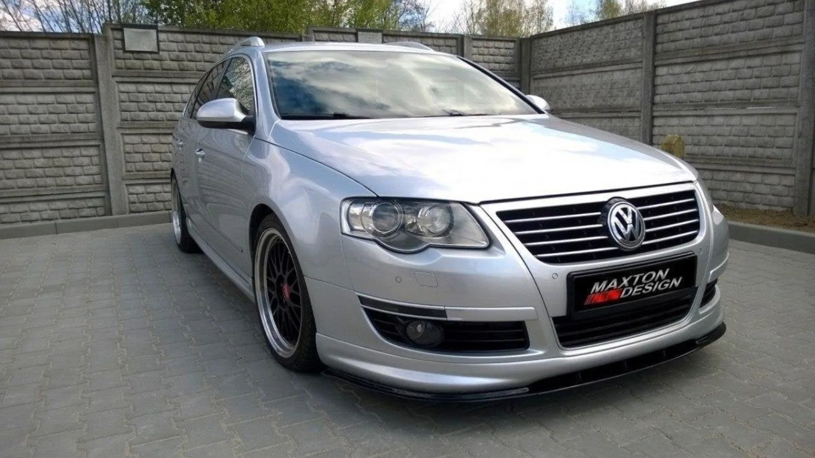 Front Splitter compatible with VW Passat B6 R-Line